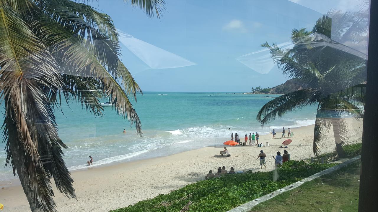 Praia Tabatinga Ap Beira Mar Com Vista Deslumbrante Da Praia Jacumã Exterior foto